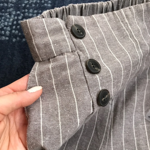 ❗️1 LEFT, S/L❗️TAUPE WIDE LEG HIGH WAIST PANTS - Picture 7 of 8